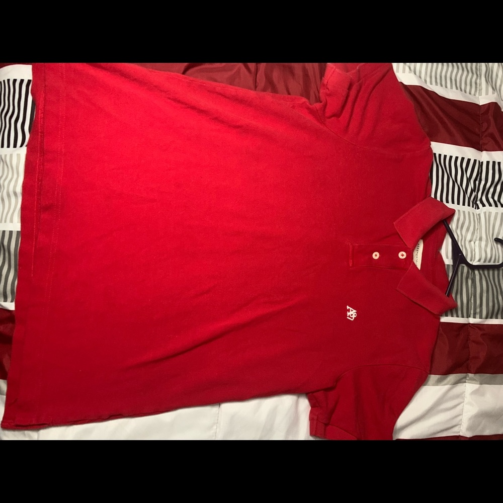 Red Aeropostale polo shirt